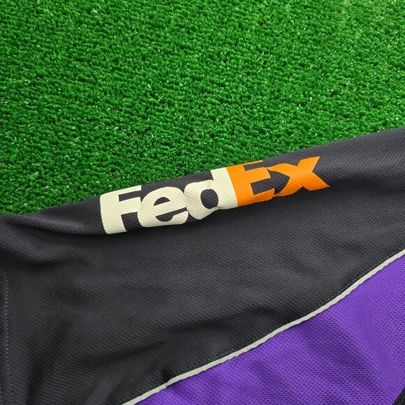 Fedex Express Polo Shirt Mens Medium Black Bundle Lot of 2 Employee Uniform Work - Picture 5 of 12